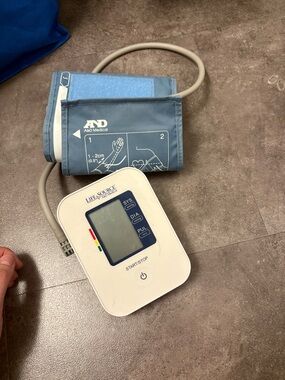 LifeSource Automatic Blood Pressure Monitor with Blue Cuff
